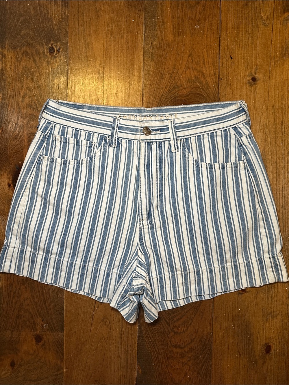 American Eagle Outfitters Striped Mom Short